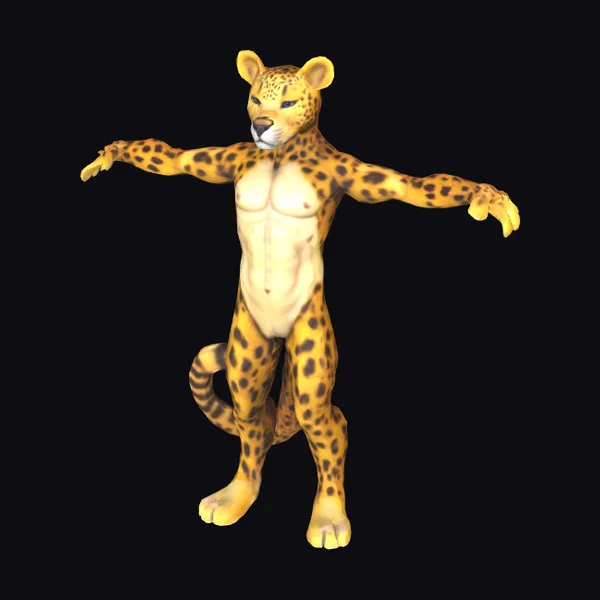 Anthropomorphic Leopard
