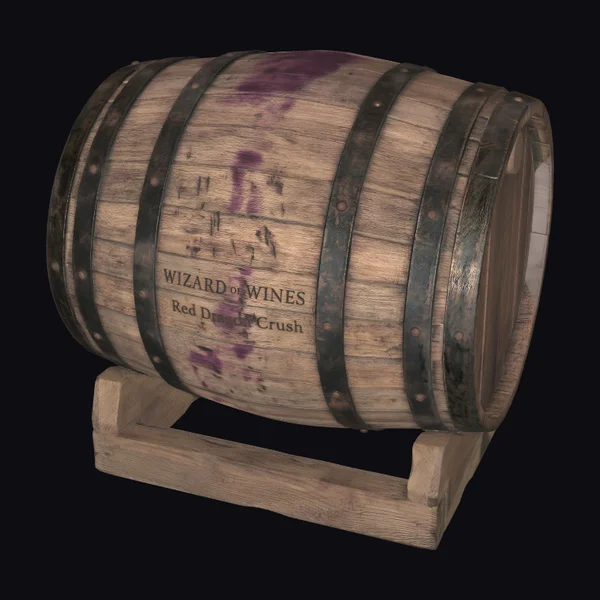 Wooden Wine Barrel
