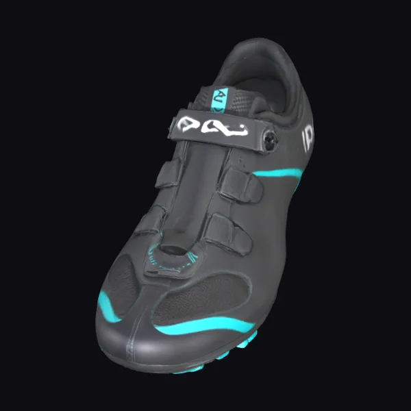 Black Cycling Shoe