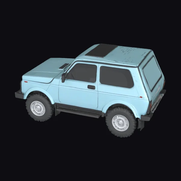 Light Blue Off-Road SUV