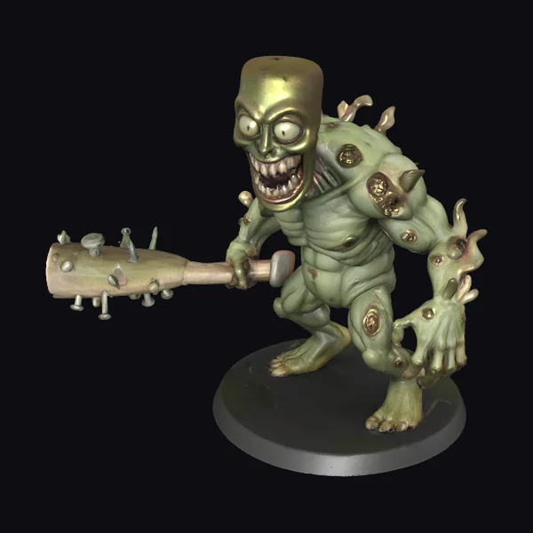Zombie Musician Monster
