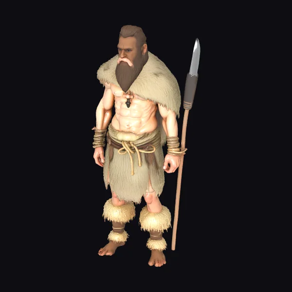 Ancient Cave Man Hunter