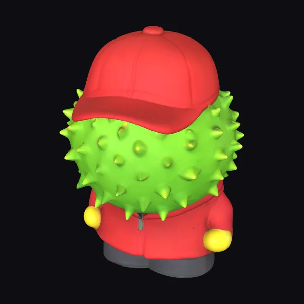 Spiky Green Cactus Kid