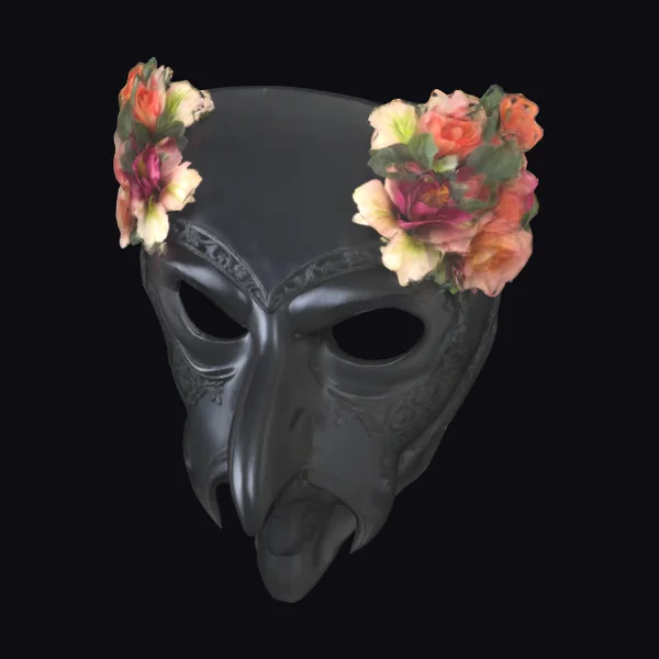 Black Plague Doctor Mask