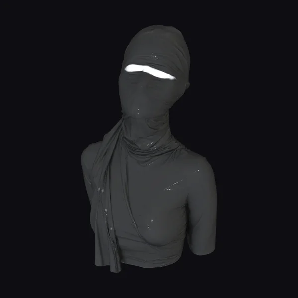 Black Tactical Face Mask