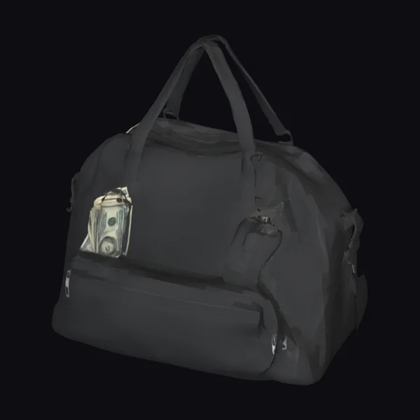 Black Sport Money Bag