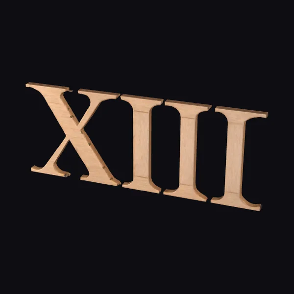 Roman Numeral XIII
