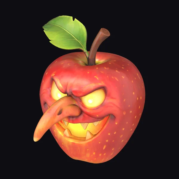 Spooky Apple Lantern