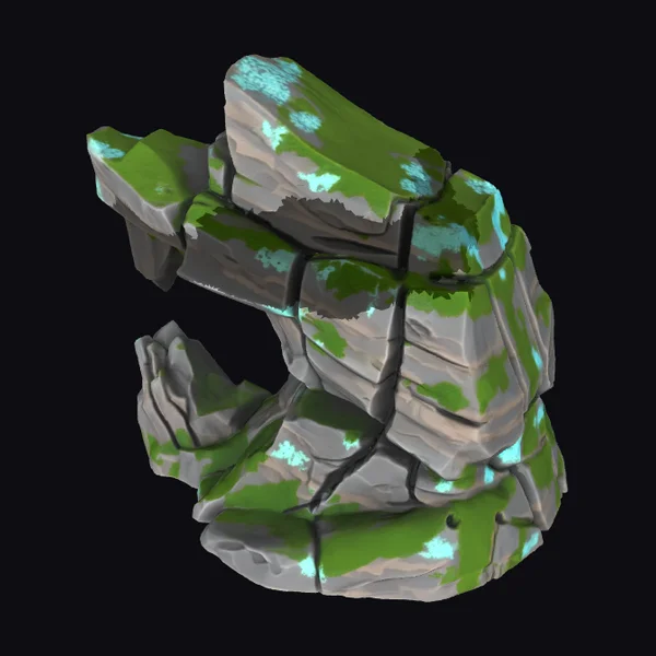 Mossy Rock Formation