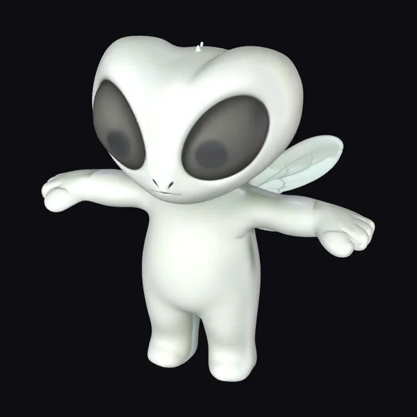 Alien Sprite Figure