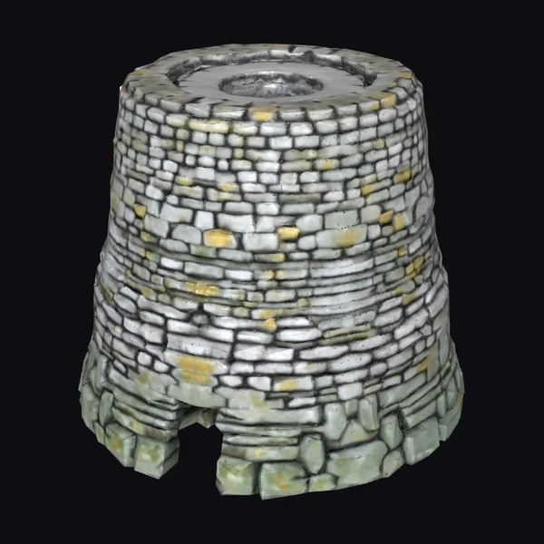 Ancient Stone Tower Ruin