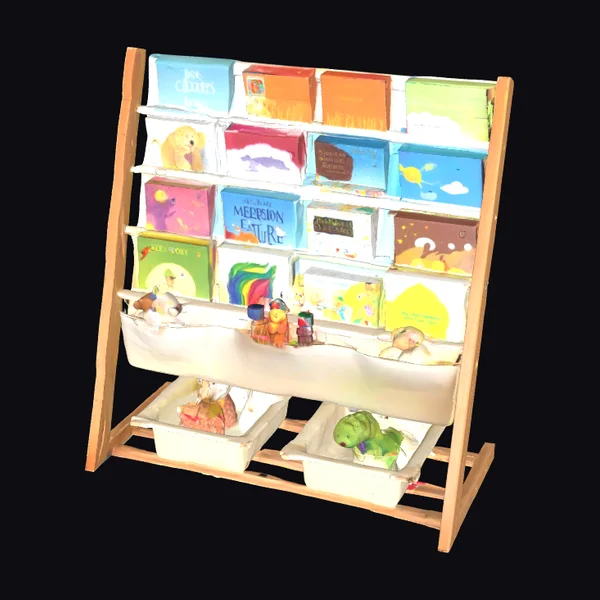 Wooden Children's Book Shelf