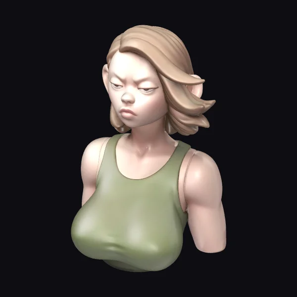 Woman with Short Hair