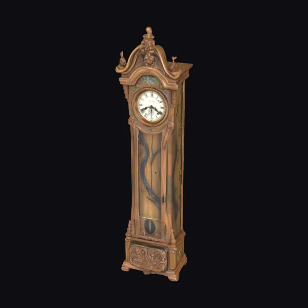 Driftwood Grandfather Clock