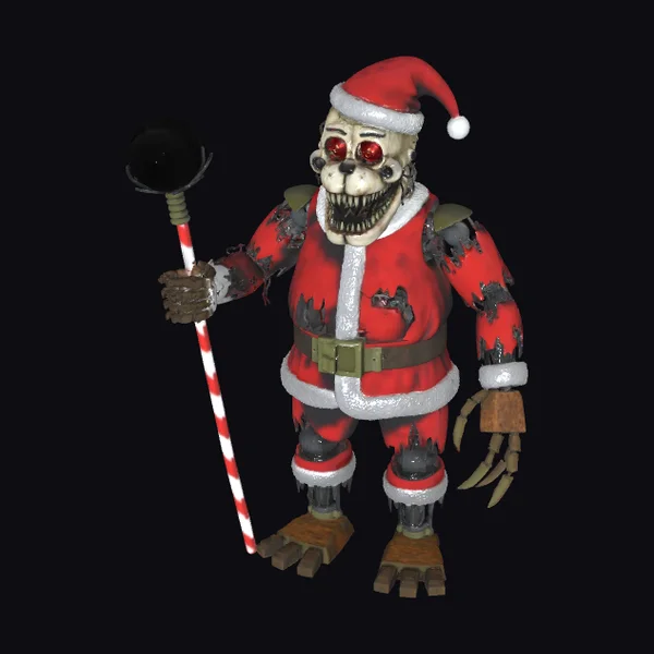 Zombie Santa with Mace