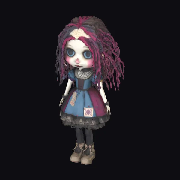 Gothic Ragdoll Girl