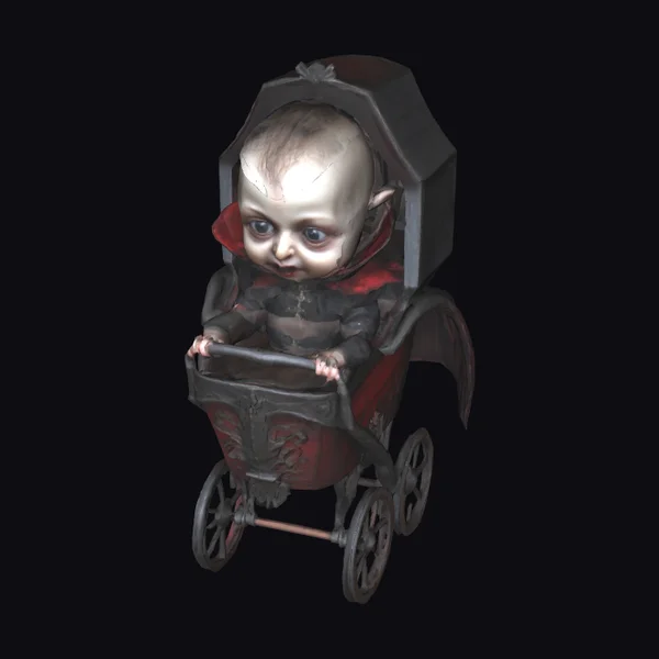 Vampire Baby in Stroller