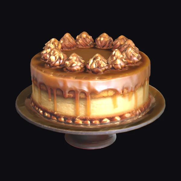 Caramel Hazelnut Cake