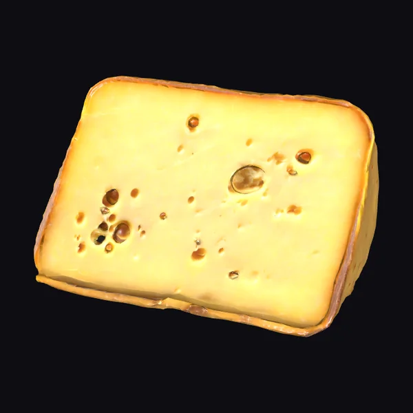 Block of Yellow Cheese