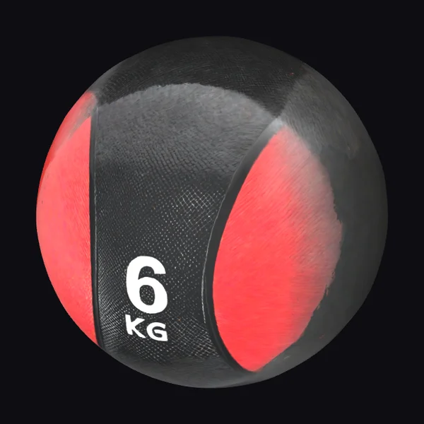 Red Black Medicine Ball