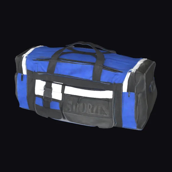 Blue Sports Duffel Bag