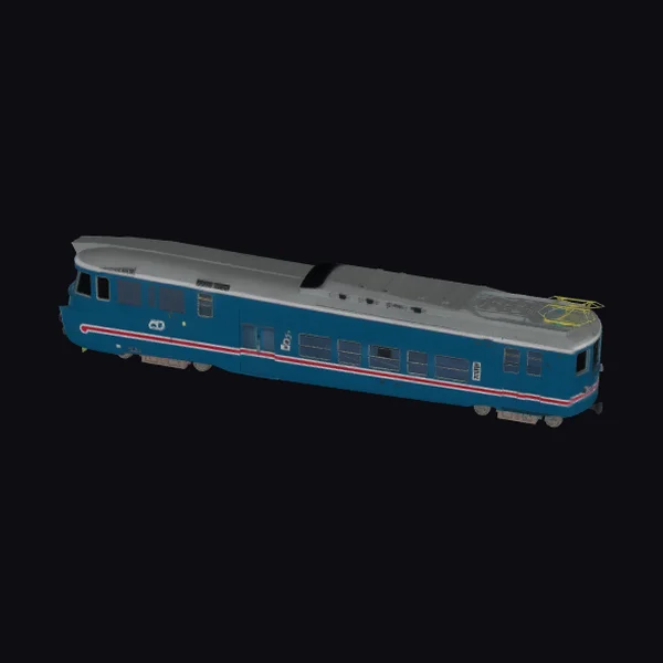 Blue Train Passenger Car