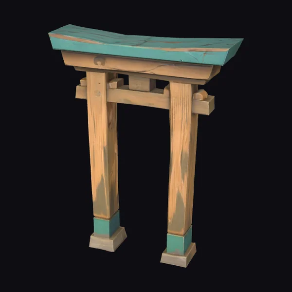 Wooden Torii Gate