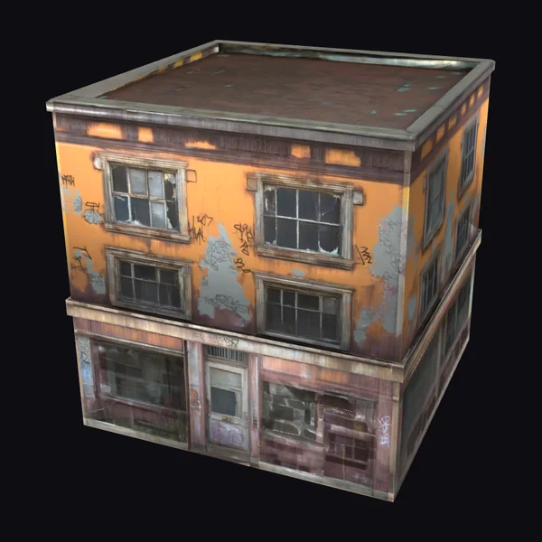 Abandoned Two Story Building