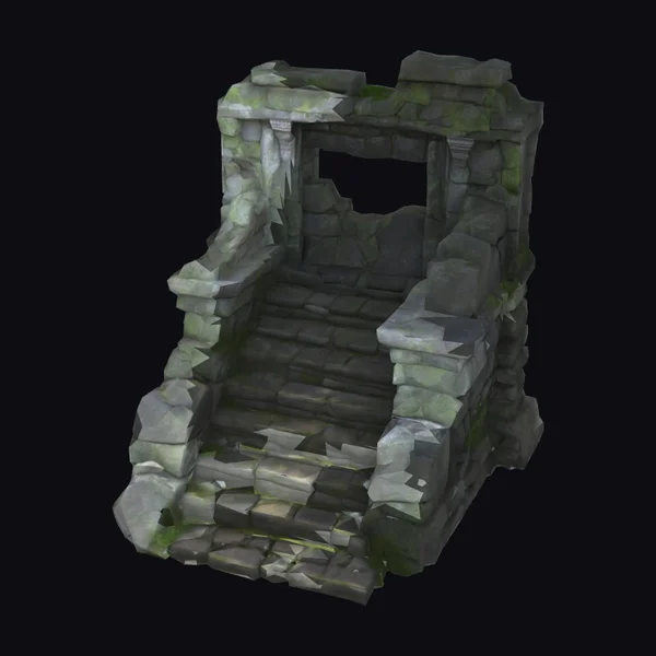 Ancient Stone Stair Ruin