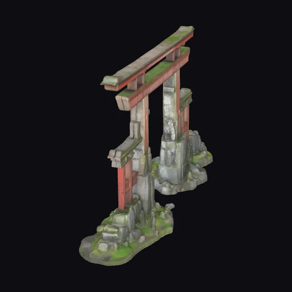 Ancient Stone Gate Ruins