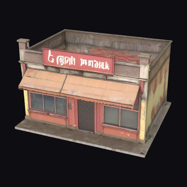 Worn Storefront Strip