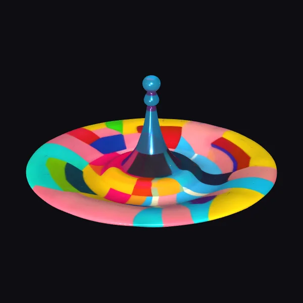 Colorful Spinning Top Toy