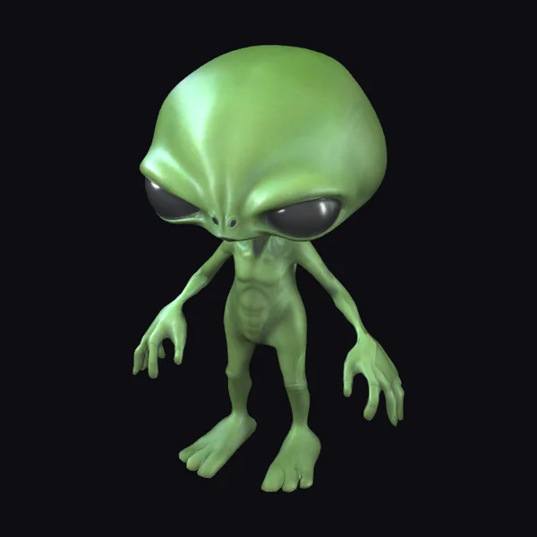 Green Alien Creature