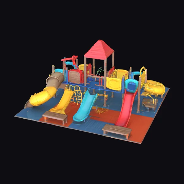 Vibrant Playground Equipment Set