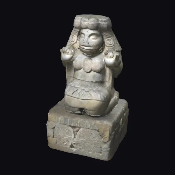 Ancient Aztec Goddess Statue