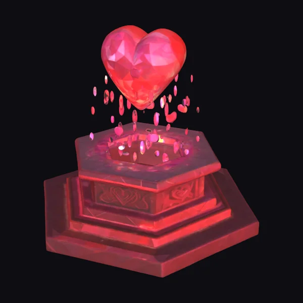 Glowing Heart Altar