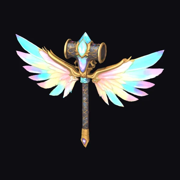 Winged Crystal Hammer