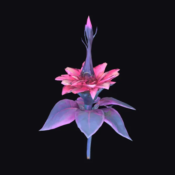 Alien Flower Pink Purple