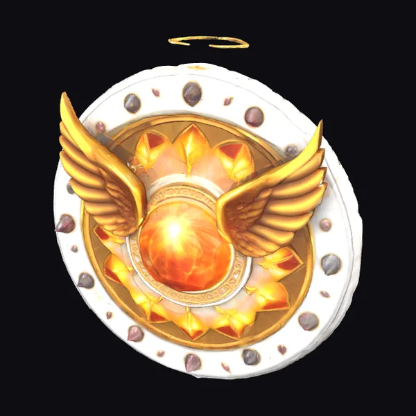 Golden Winged Starburst Emblem