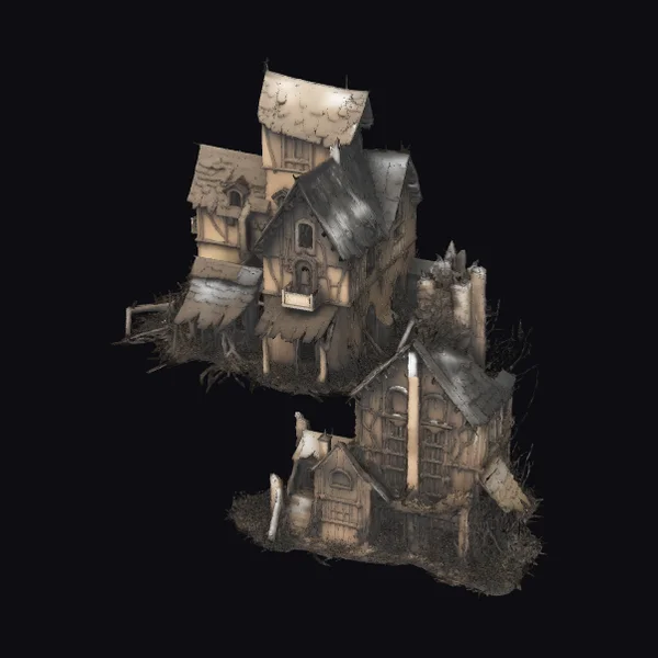 Abandoned Hamlet Houses