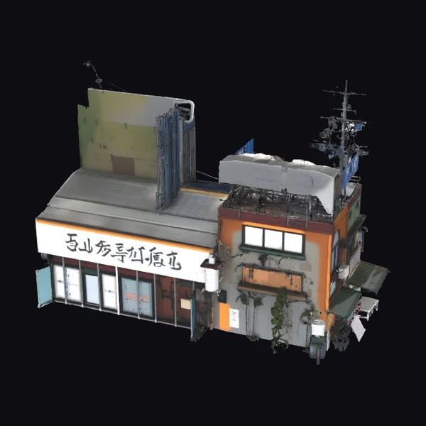 Tokyo Street Building Facade