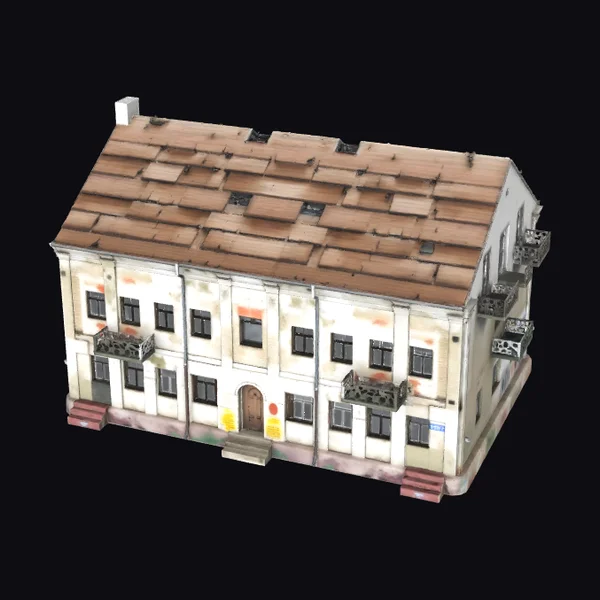 Abandoned Building Facade