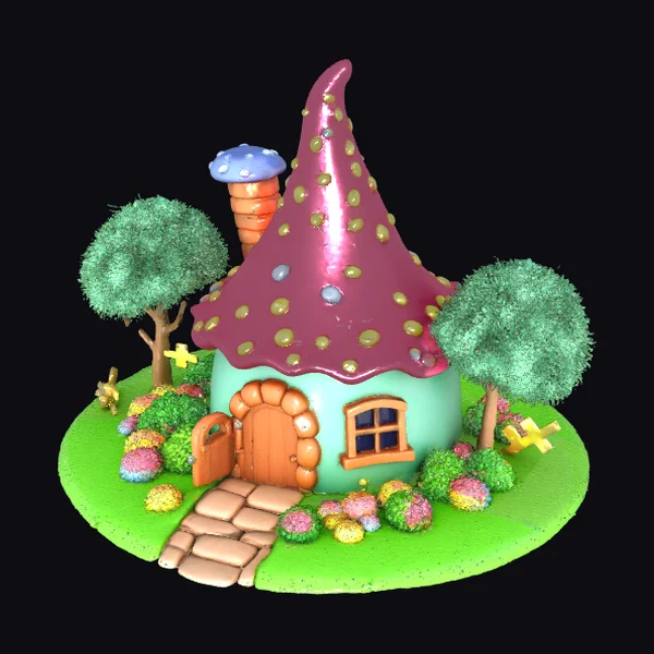 Whimsical Gnome Candy House
