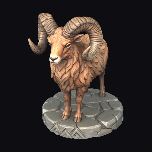 Bighorn Sheep Statue