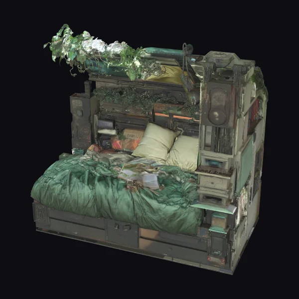 Cozy Camouflage Bed