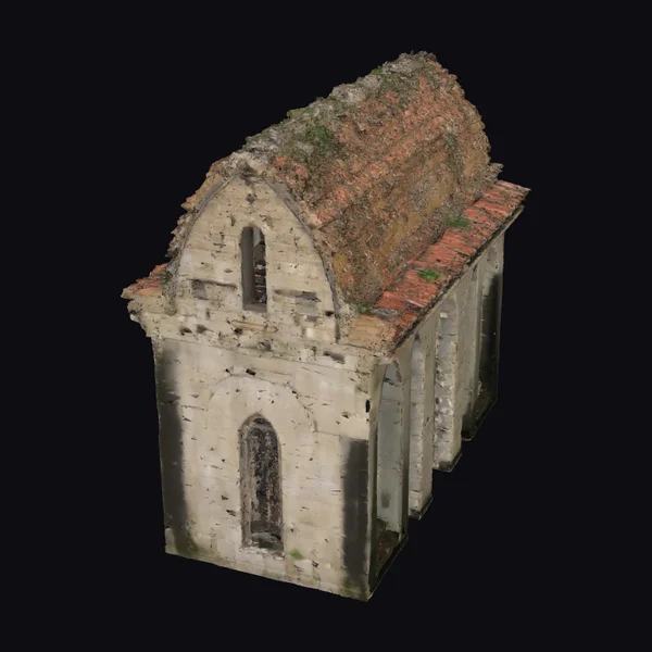Abandoned Medieval Church Ruin