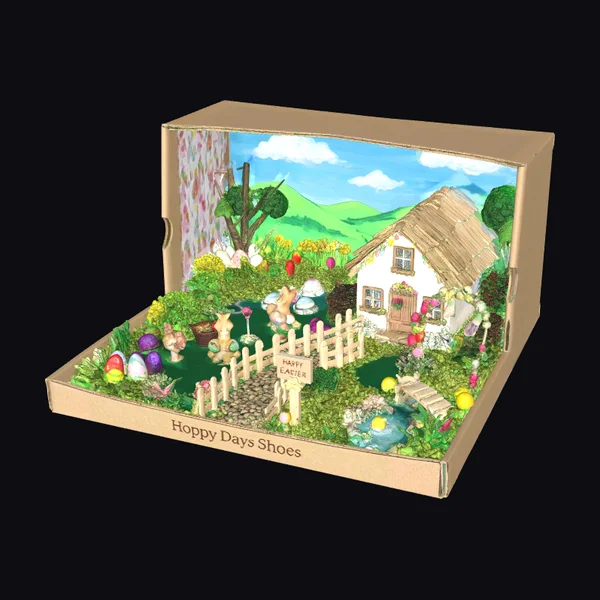 Miniature Easter Diorama