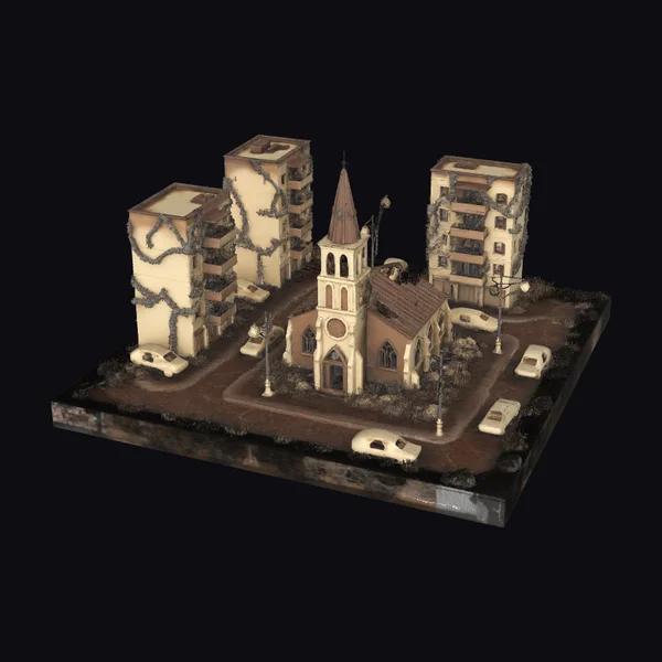 Abandoned City Block