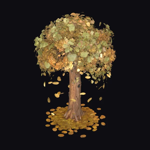 Golden Leaf Money Tree