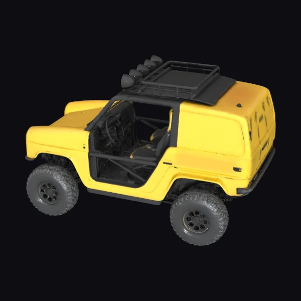 Yellow Off-Road Vehicle